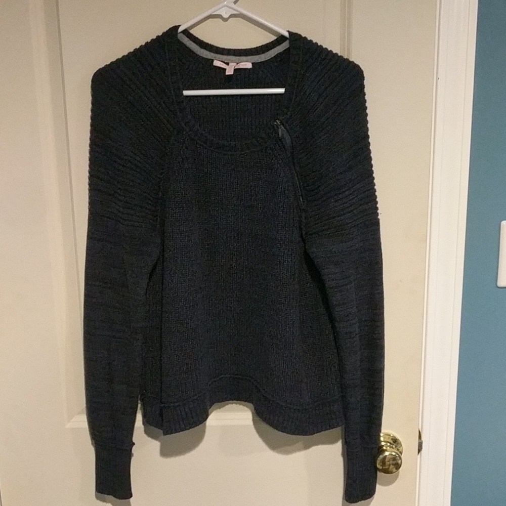 Navy Victoria's Secret Moto sweater